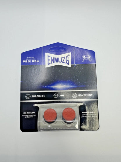 Enmuzg Joystick Extenders Thumb Grip Set for PS4 & PS5 - Random Colour
