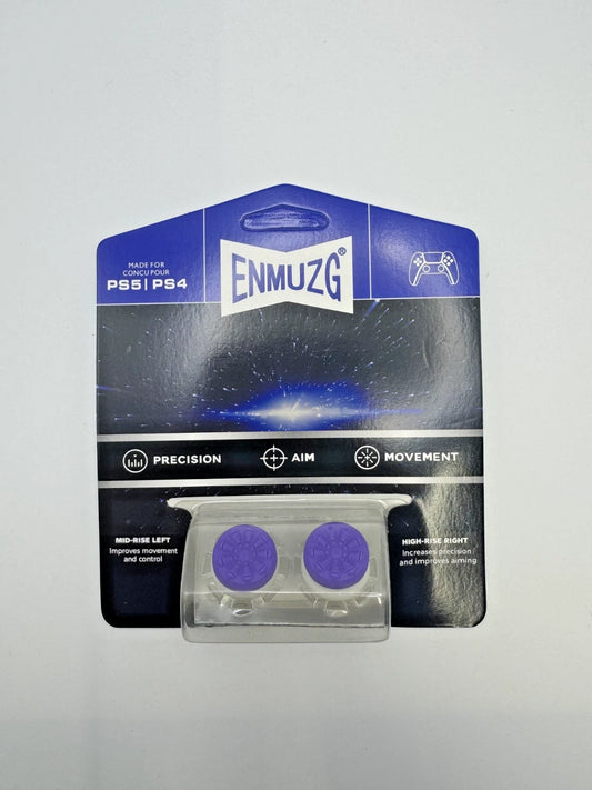 Enmuzg Joystick Extenders Thumb Grip Set for PS4 & PS5 - Random Colour